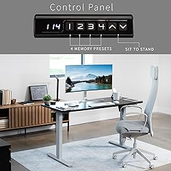 VIVO Electric 60 x 24 in Standing Desk, Memory
