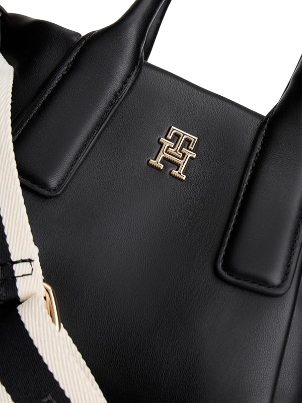 Damen Tote Bag Tasche Essential Mini mit abnehmbarem Schultergurt, Schwarz (Black), Einheitsgröße — Foto 5 von 6