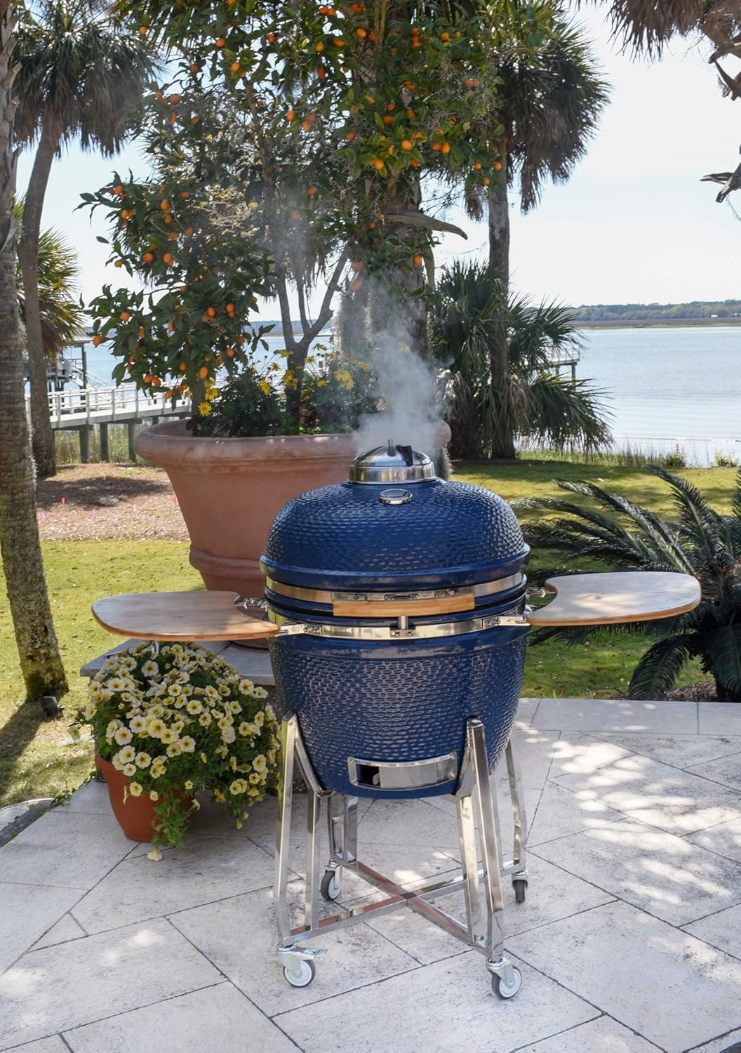 Review Lonestar Chef SCSK22B Lifesmart Lonestar Series 22″ Kamado
