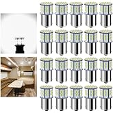 Antline 1156 1141 1003 7506 BA15S LED Bulbs Xenon White 20-Packs, Super Bright 3014 50-SMD LED Replacement for 12 Volt RV Camper Trailer Boat Trunk Interior Light Bulbs