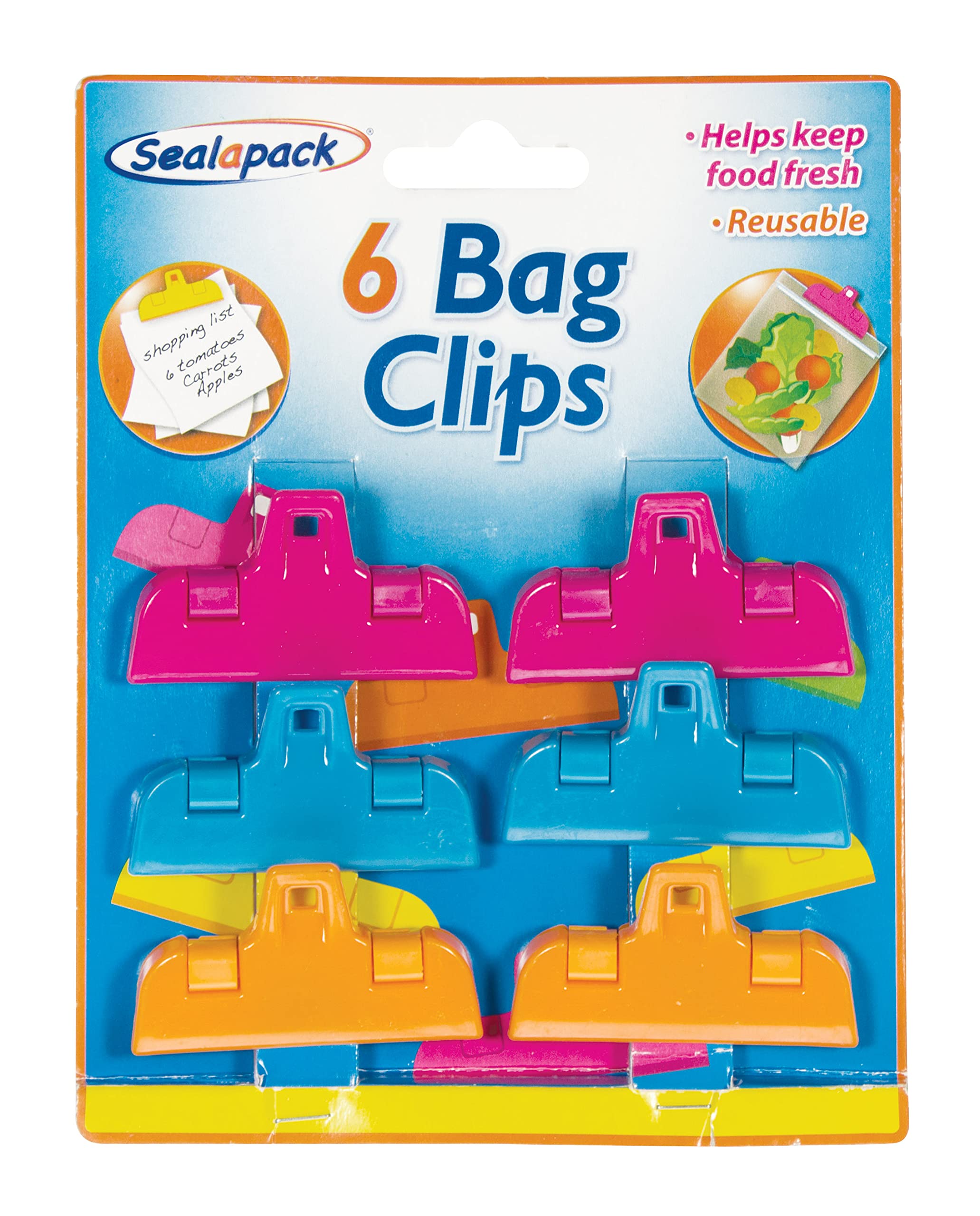 Sealapack SAP1070 Bag Clips, Plastic