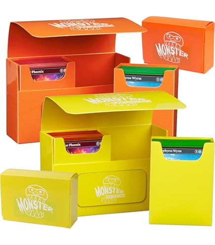 Amazon.com: Monster Protectors Magnetic Double Deck Box- Green, Holds 150  TCG Cards, Self-Locking Closure- Compatible with Pokémon, MTG Magic: The  Gathering, & Yu-Gi-Oh