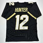 Facsimile Autographed Travis Hunter Colorado Black Reprint Laser Auto College Football Jersey Size Men's XL