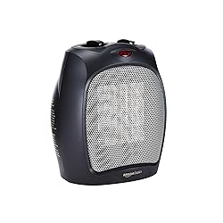 Amazon Basics Ceramic Space Heater, Portable Indoor