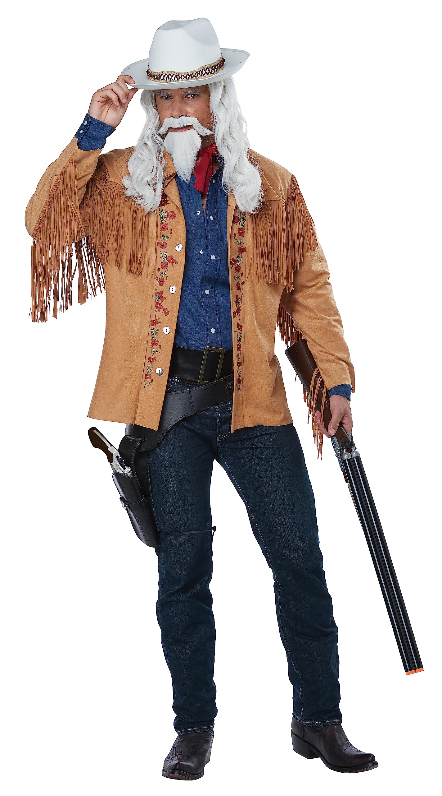 California Costumes 01529S/M Wild West Showman - Buffalo Bill - Adult Costume Sized, Multi-Colored, S/M