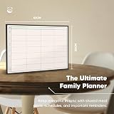 Smart Panda Weekly Planner Whiteboard A3 Magnetic Meal & Family Planner view 2