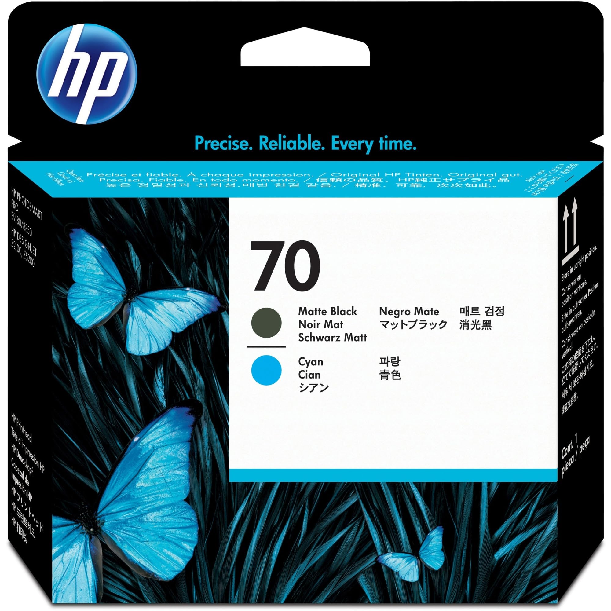 HP Print Head - Cyan/Matte Black