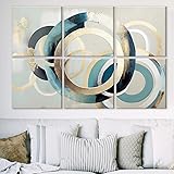 Art Acoustic Panels, 6 Pack Self-Adhesive Large