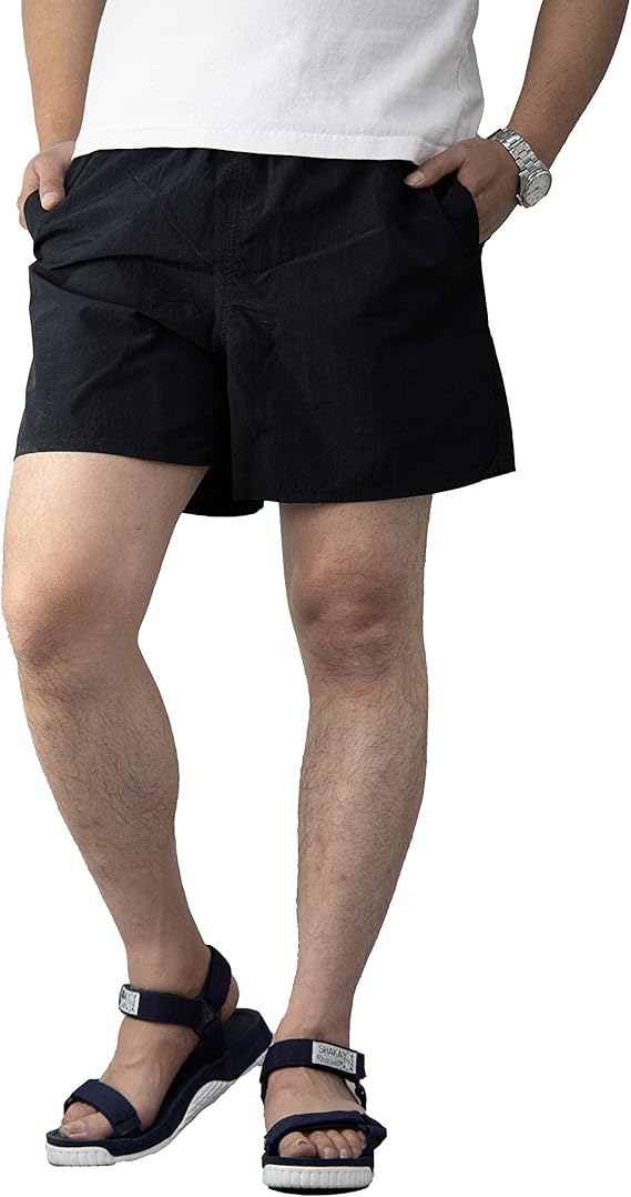 Amazon ショーツ メンズ 膝上 短め 撥水 速乾 水陸両用 ナイロン 合繊 無地 ピンク 黒 紺 黄色 カモフラージュ柄 迷彩柄 ショートパンツ ハーフパンツ イージーパンツ サーフショーツ 水着 スイムウェア カジュアル サーフィン お洒落 ショートパンツ 通販
