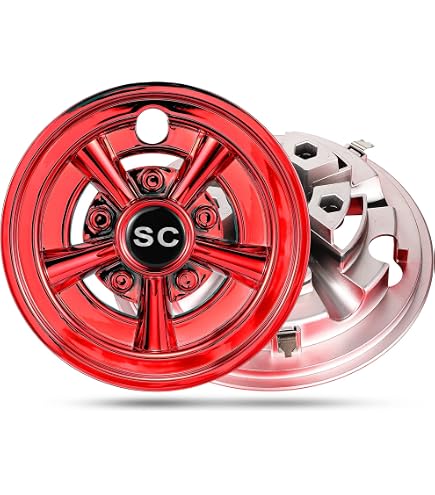 ATV Wheel Covers 2-Pack 8-Inch Caps - Universal Plastic Hub Covers For ...