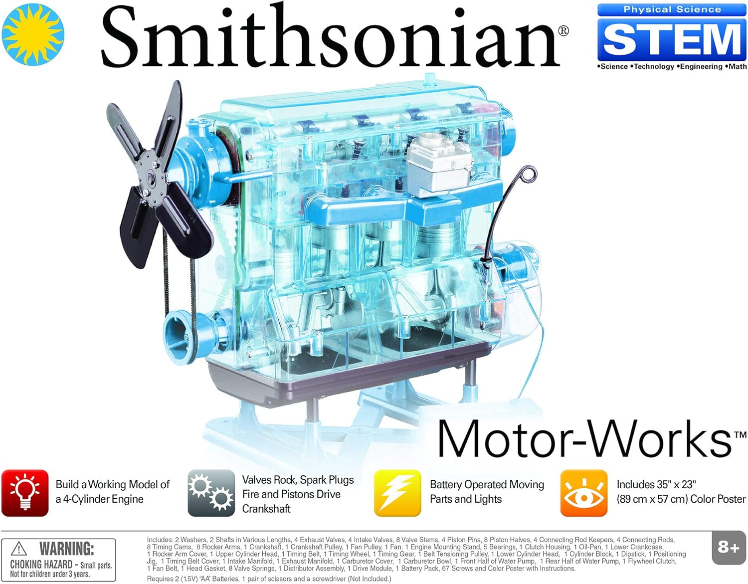 Amazon Com Smithsonian El Trabajo Del Motor Toys Games