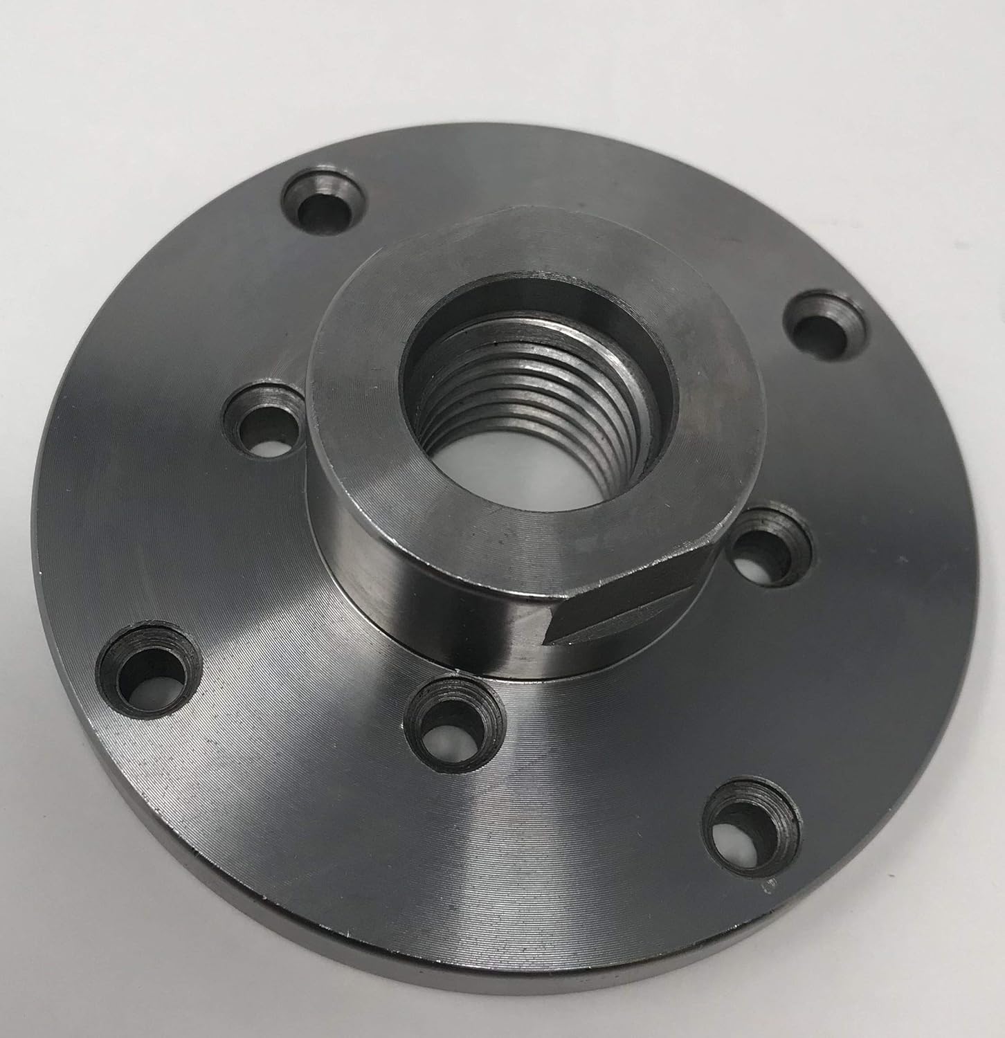 4 Steel Wood Lathe Face Plate 1 x 8tpi Threaded Power Tool Parts