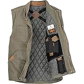 Legendary Whitetails Men's Concealed Carry CCW Vest with Two Holsters Water-Repellent Canvas Insulated