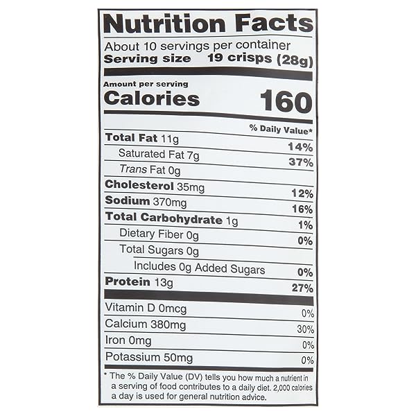 PARMCRISPS OVEN-BAKED EVERYTHING CHEESE SNACK, 9.5 OZ