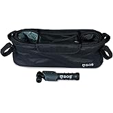 BOB Gear Deluxe Handlebar Console with Tire Pump for Single Jogging Strollers, Black