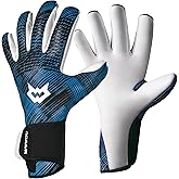 WVVOU Goalkeeper Gloves for Adult Youth, Breathable Professional Soccer Goalie Gloves with 4+3mm Sticky Latex Palm, Guantes De Portero for Training