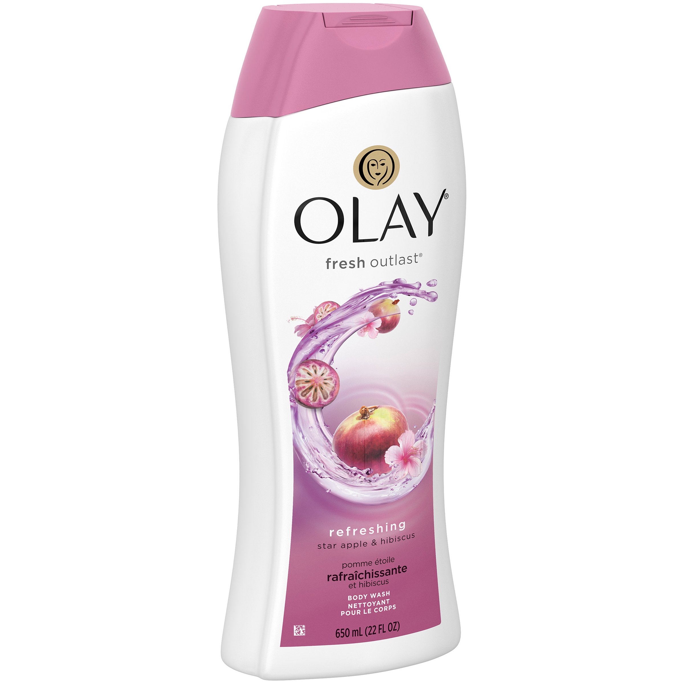 OlayFresh Outlast Body Wash, Star Apple & Hibiscus, 22 oz