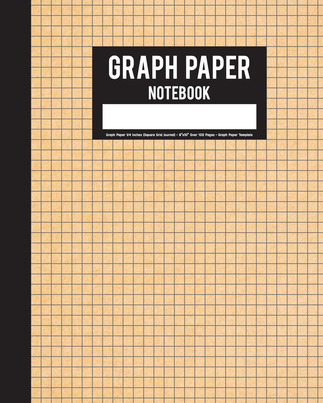 amazon com graph paper notebook graph paper 1 4 inches square grid journal 8 x10 over 100 pages graph paper template graph paper notebook 9781719578721 mj ternate books