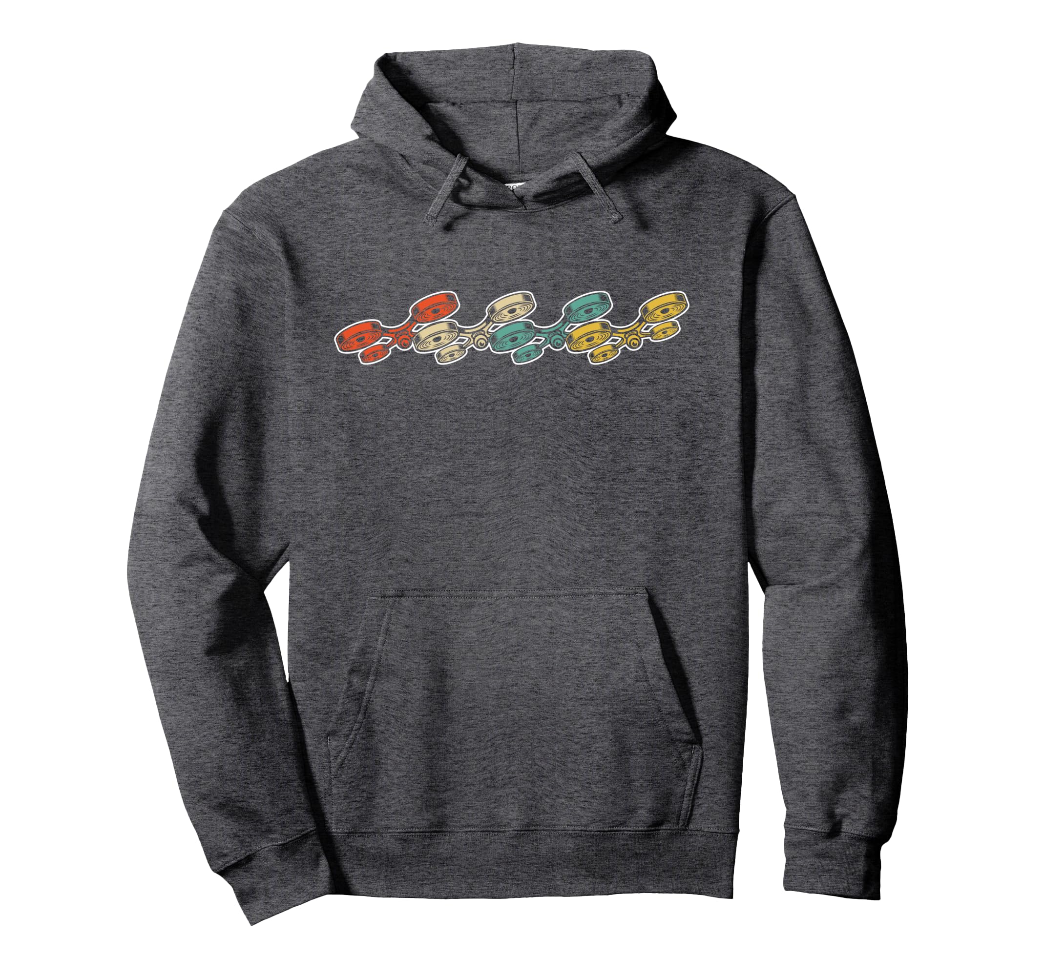 Retro Vintage Quadcopters Drones Quadcopter Drone Pilot Pullover Hoodie