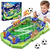 Yuyctwg Mini Foosball Table for Kids, Portable Tabletop Soccer Board Game | 4-Flipper Control, Built-in Scoreboard, Tool-free Setup, Screen-free Fun, for Family Game Night &amp; Birthday Gifts Ages 3+