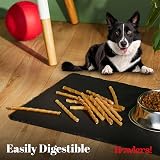 HOWLERS Natural 13cm Pack of 100 Dog Chew Rawhide Twists view 8