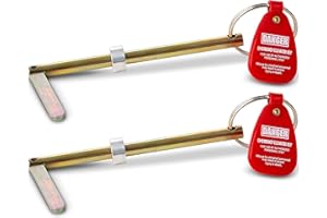 MANRAM Elevator Door Key (2 Pack), Universal Elevator Drop Key with Tag for Emergency