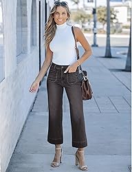 luvamia Wide Leg Jeans for Women Trendy High