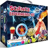 UNGLINGA 260+ Experiments Science Kits for Kids, S.T.E.M Science Projects, Chemistry Set, Christmas Birthday Toys Gifts Idea for Boys Girls, Dig Volcano Gemstones, Educational Scientist Set