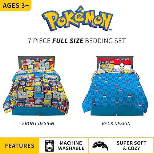 Franco Kids Bedding Super Soft Comforter and Sheet Set with Sham