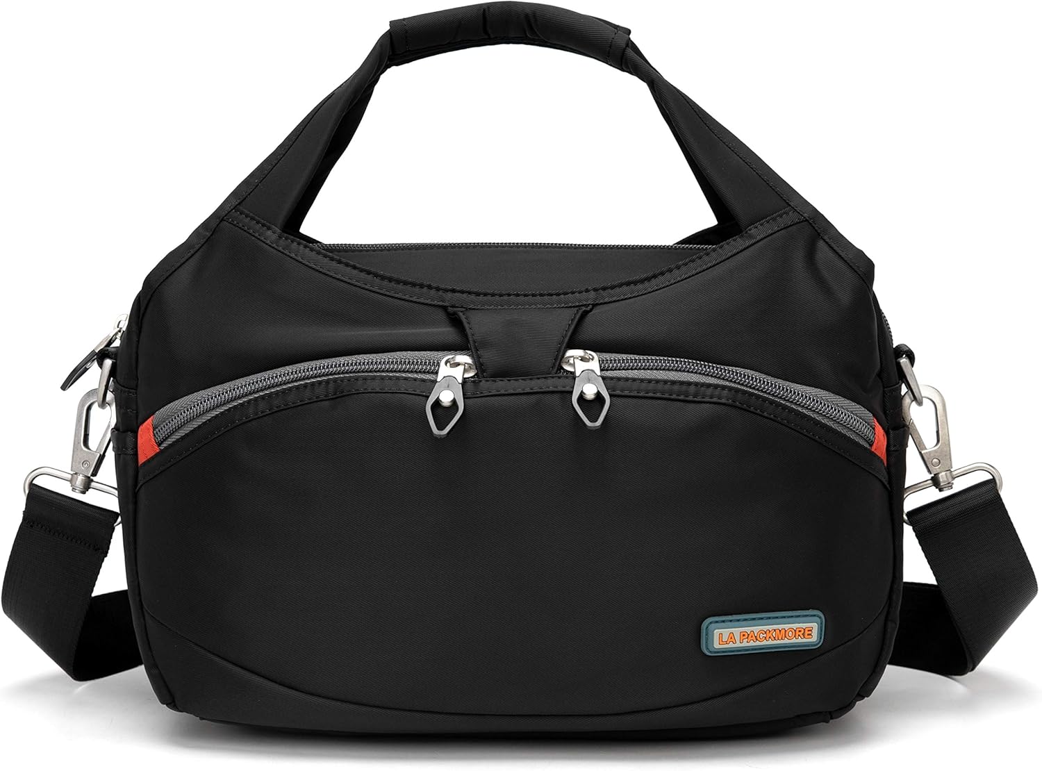 La Packmore Waterproof Nylon Crossbody Bags for Women MultiPocket Shoulder Bag Travel Purse and