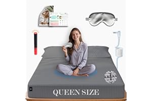 Ali King Grounding Sheets - Queen Size, Soft Cotton with Silver Fiber, 15'' Deep Pocket Earth Grounding Fitted Bed Sheets for Improved Sleep (Dark Gray, Queen 60''*80''*15'')