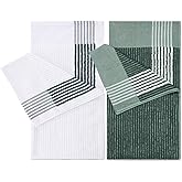 Buryeah Golf Towel 22 x 44 Inch Cotton Golf Caddy Towel Camping Large for Caddies Golfers Tour Players Club with Stripe