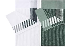 Buryeah Golf Towel 22 x 44 Inch Cotton Golf Caddy Towel Camping Large for Caddies Golfers Tour Players Club with Stripe
