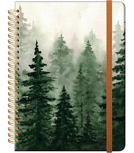 Spiral Journal FVBAO Notebook For Women,Chic Marble Design A5 College Ruled Notebooks 6"x 8.4", 120 Pages Lined Journal With Premium Thick Paper,Perfect For School Office Home Gifts(Rose Gold Marble Mead Notebook