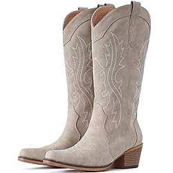 IUV Cowboy Boots For Women Western Cowgirl Boots