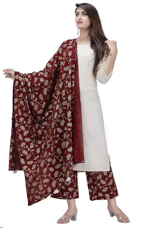 Buy BS Women Beautiful Simple Kurti Set for Women Colour White Rayon