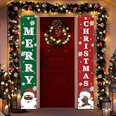 Merry Christmas Banner- Christmas Door Banner 71