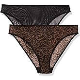 Smart & Sexy womens Mesh & Lace Cheeky Brief Panties, Available in Multi Packs