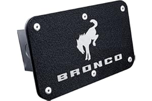 Au-tomotive Gold, Inc. Rugged Black Class III Hitch Plug for Bronco