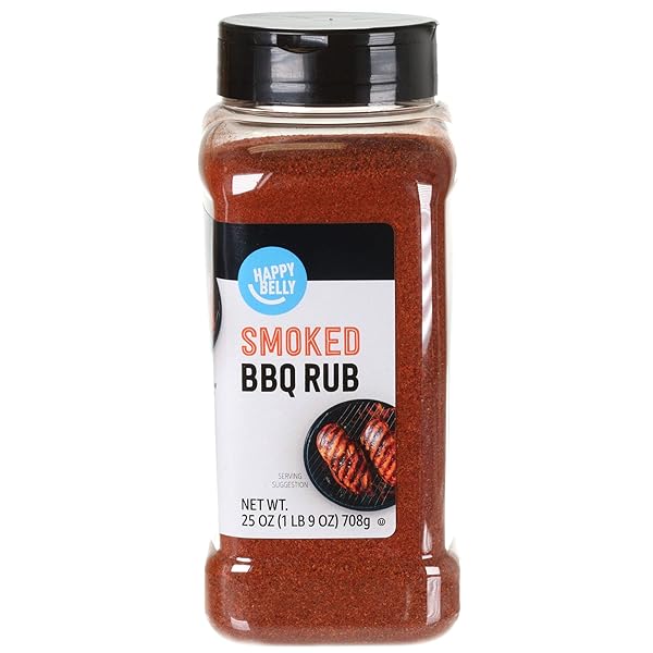 AMAZON GROCERY, SMOKED BBQ RUB & SEASONING, 25 OZ