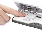 Rapesco 1321 Adjustable 6-Hole Punch White 10 Sheet Capacity view 3