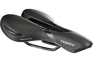 Selle Royal Respiro Soft Athletic Bike Saddle - RoyalGel Cushion with Foam Matrix and Water Resistant Cool Cover Protection, 