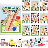 Blosssound 36 Set Farm Party Favors Farm Animals DIY Wooden Paint Crafts Kit Barnyard Birthday Party Supplies Thank You for Coming Gifts Bulk for Goodie Bags Stuffers Prizes Supplies
