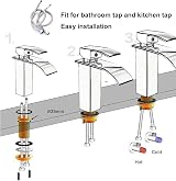 XIFIRY Pack of 2 Flexi Tap Connectors M10 x1/2 600mm Stainless Steel view 5