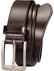 WOLFANT Men's 35mm Dress Casual Belt,100% Italian