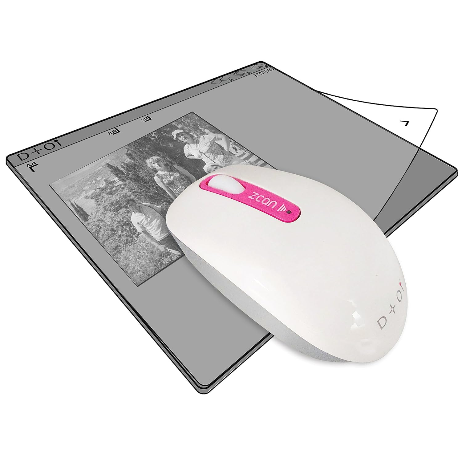 Zcan Wireless Scanner Mouse n A4 Scan Pad Set/Editable in