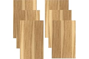 CRAFT CLOSET White Oak | 3.9mm 1/8th inch, 12”x19” Premium Finished Two Sided with MDF Core, Glowforge Ready | Walnut, Cherry, Maple, Red Oak, White Oak, Alder, Pine, Cedar, Sapele, Mahogany, Hickory, Bamboo