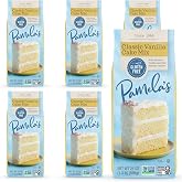 Pamela's Products Gluten Free Cake Mix, Classic Vanilla 21-Ounce Bags (Pack of 6)