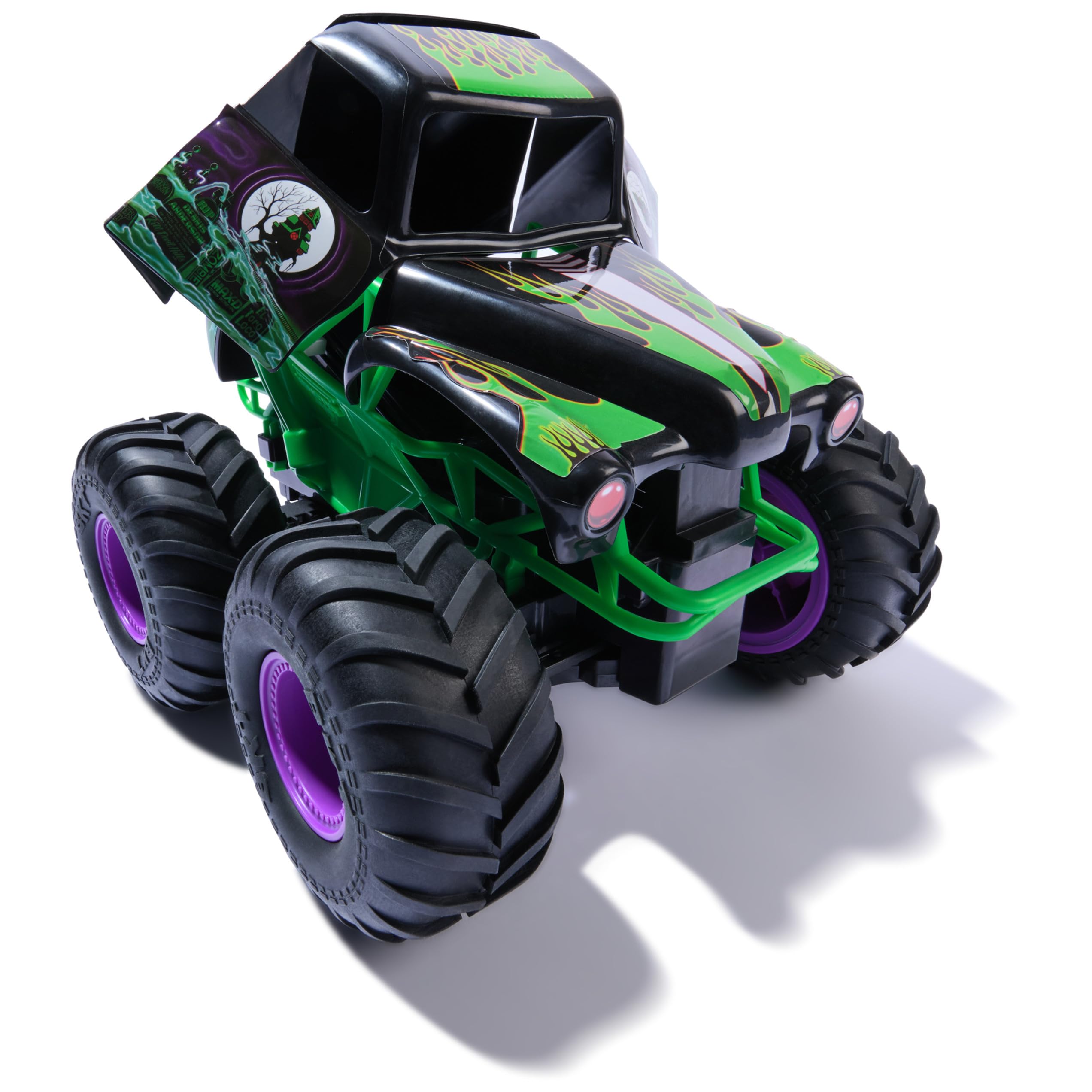 Monster Jam, Official Smash & Bash Grave Digger Remote Control Indoor & Outdoor Vehicle, 1:15 Scale Repairable Monster Truck, Kids Toys for Boy and Girls Ages 4 and up