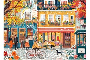 Chalzidar Jigsaw Puzzles for Adults 1000 Pieces, Interlock Perfectly Letter on Back No Dust, Home Decor Birthday Party Gift T